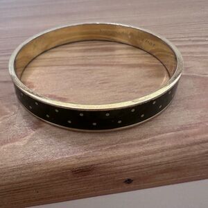 Kate Spade Black and Gold Dot Bracelet